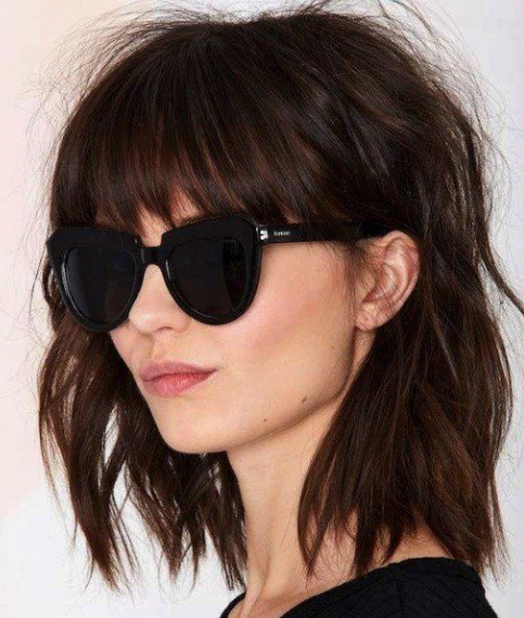 Модные челки 2019-2020