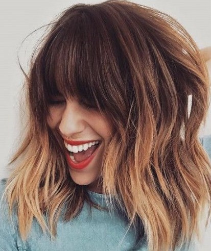 Модные челки 2019-2020