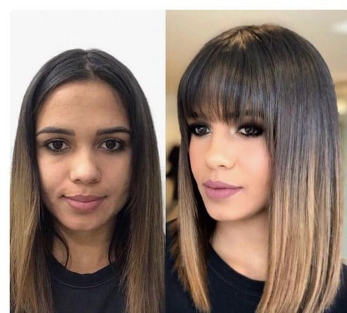 Модные челки 2019-2020