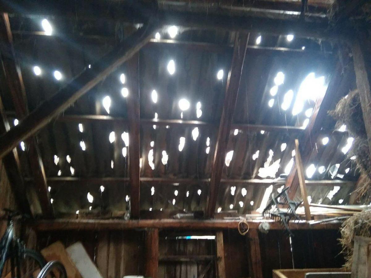 На Буковине выпал крупный град