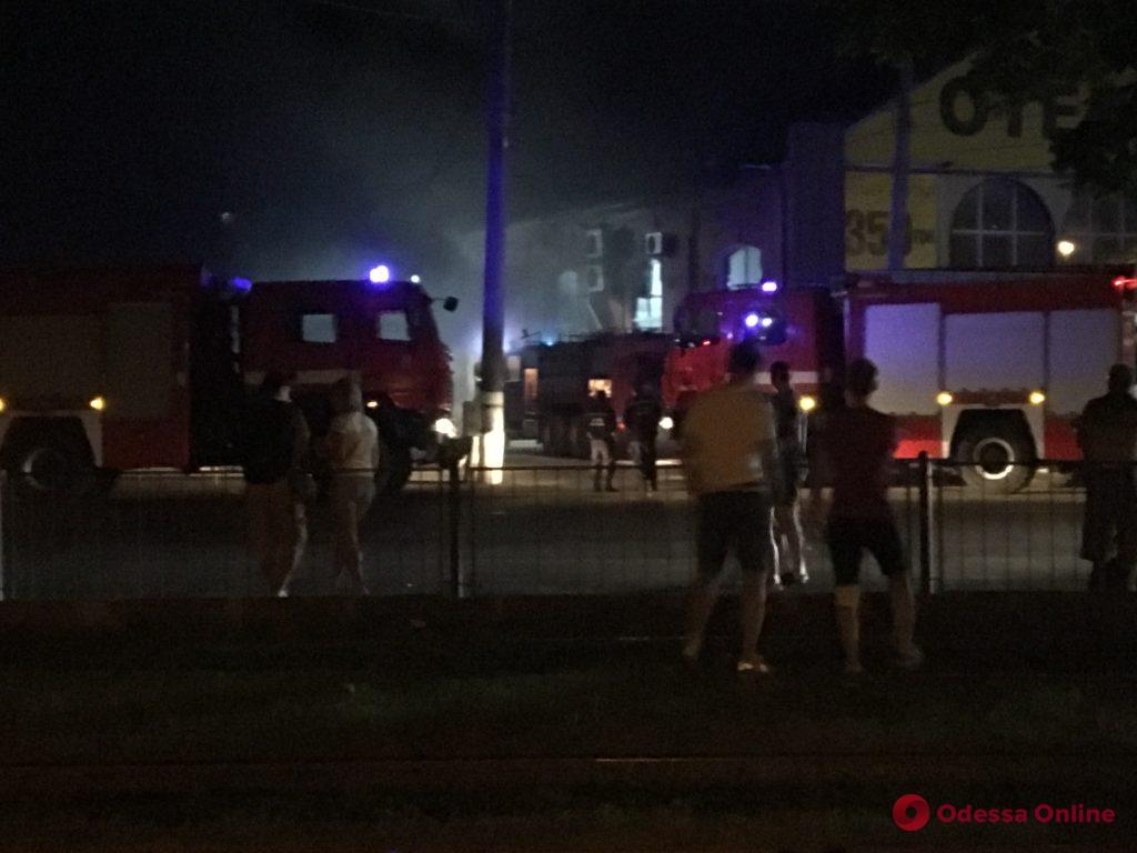 Пожар в отеле Токио Стар в Одессе