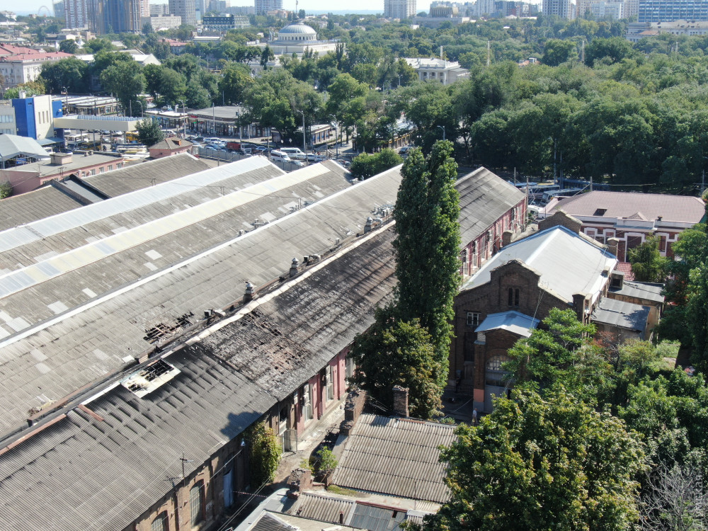 Последствия пожара в отеле Токио Стар в Одессе