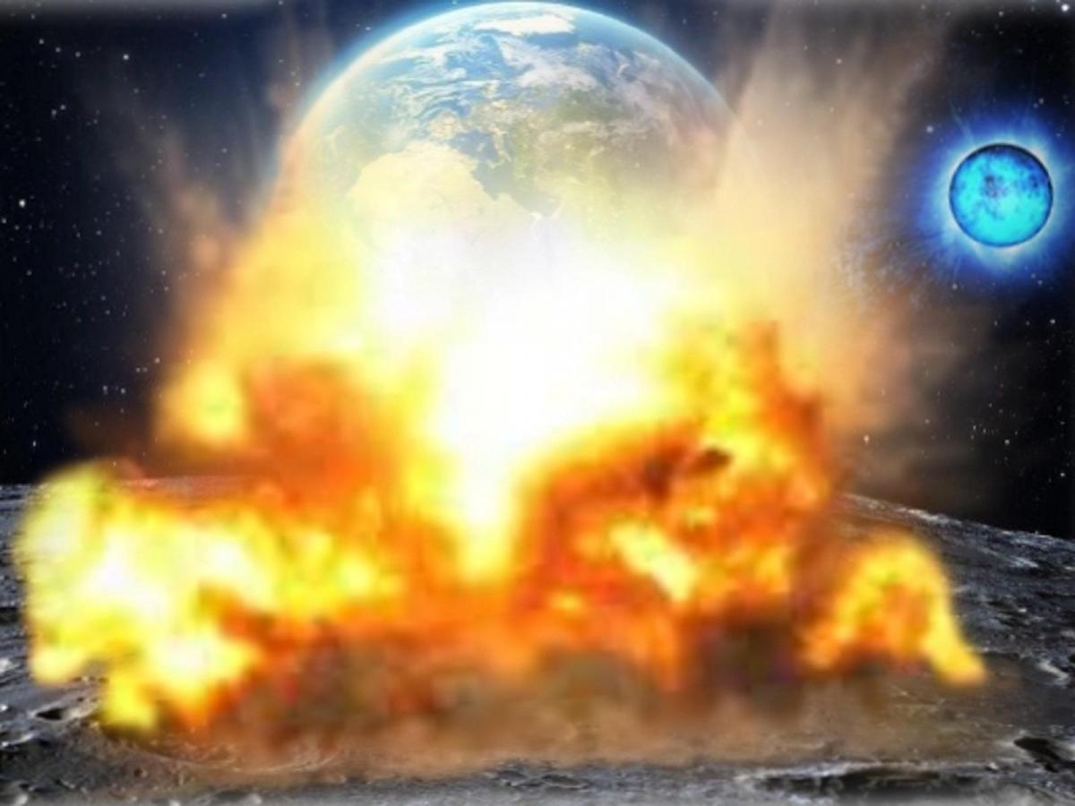 Супероружие Нибиру разбомбило Луну Супероружие Нибиру разбомбило Луну