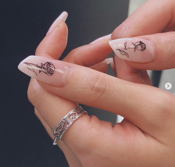 Ногти-помада в Instagram