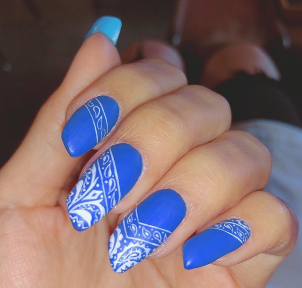 Ногти-помада в Instagram