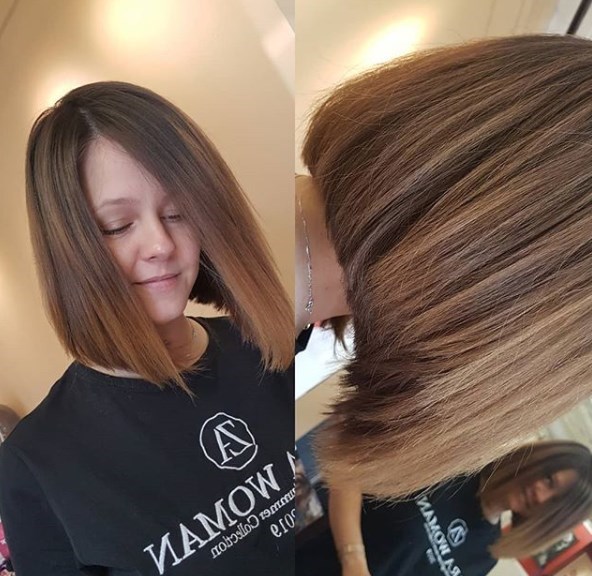 Каре на средние волосы 2019-2020