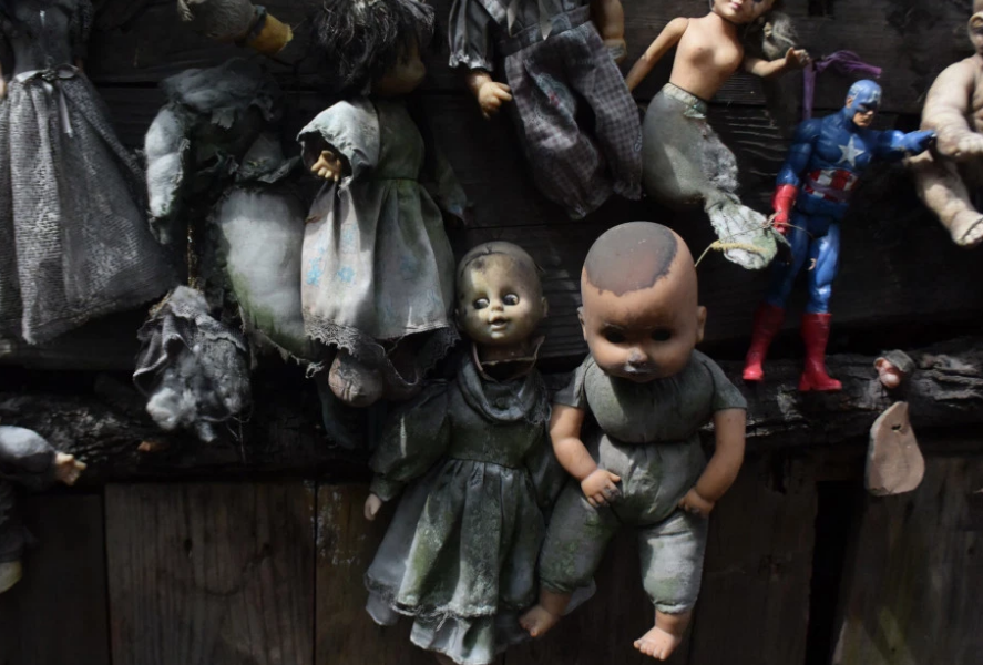 Остров кукол в Мексике Остров кукол в Мексике