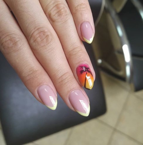 Модный французский маникюр 2019-2020