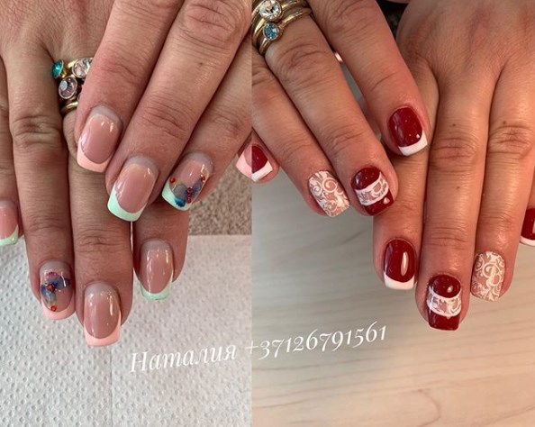 Модный французский маникюр 2019-2020