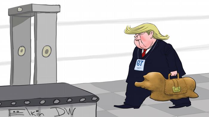 / Карикатура Сергея Елкина/DW / Карикатура Сергея Елкина/DW