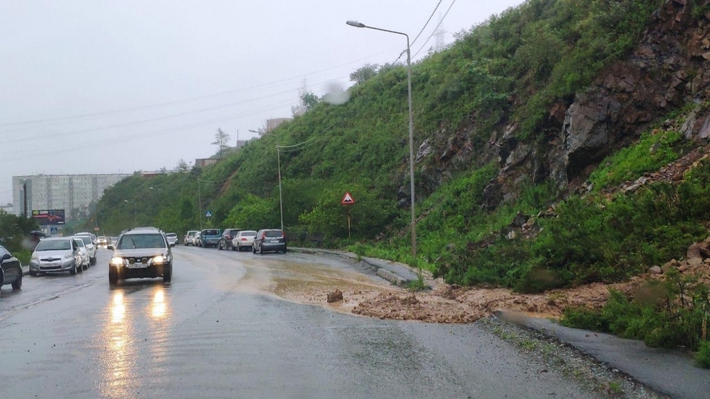 Владивосток затопило
