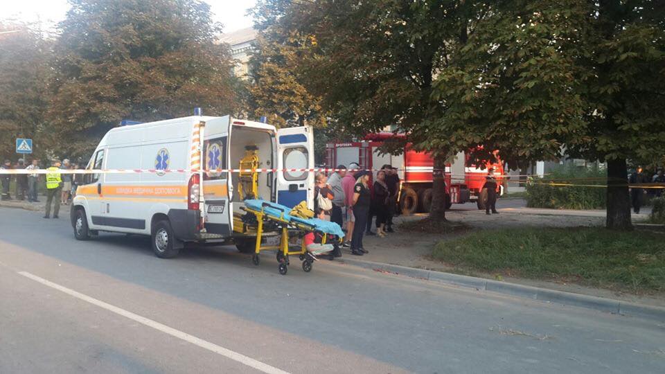 Взрыв в жилом доме в Дрогобыче