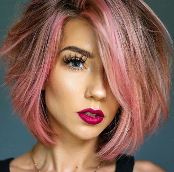 Модный удлиненный боб 