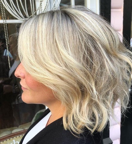 Модный удлиненный боб 