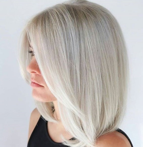 Модный удлиненный боб 