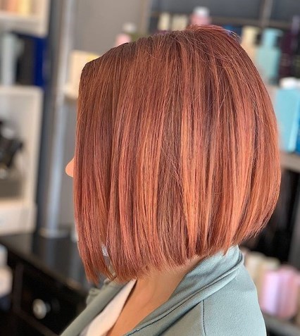 Модный удлиненный боб 