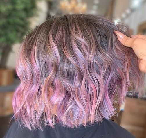 Модный удлиненный боб 