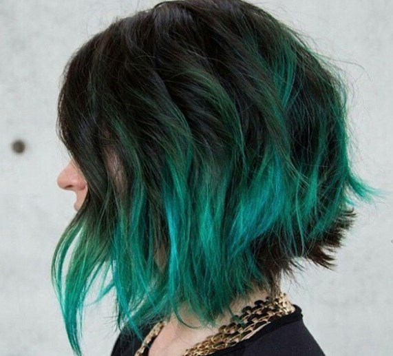 Модный удлиненный боб 