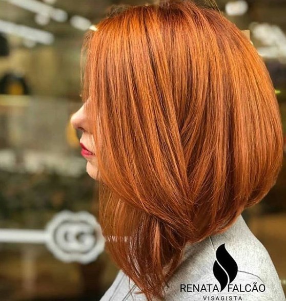 Модный удлиненный боб 