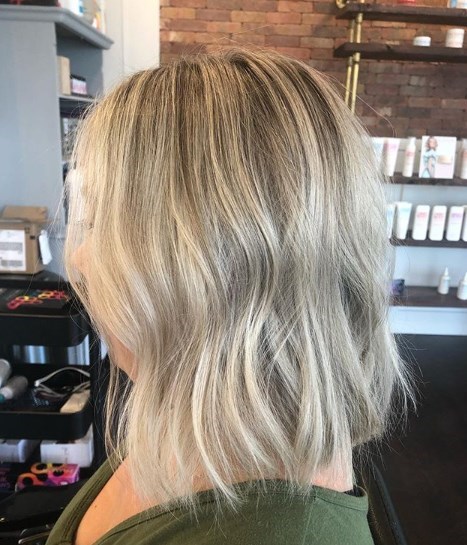 Модный удлиненный боб 