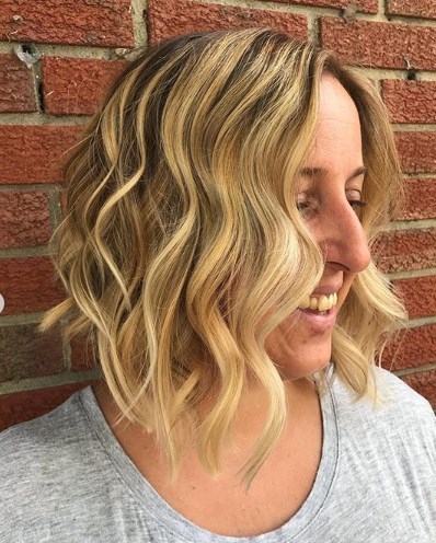 Модный удлиненный боб 