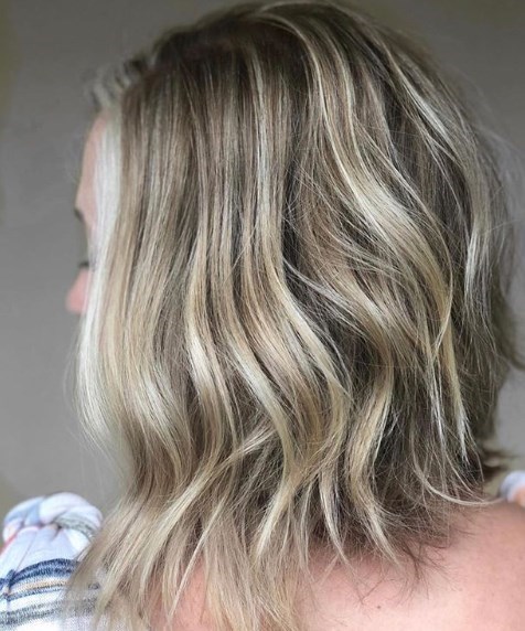 Модный удлиненный боб 