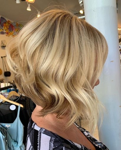 Модный удлиненный боб 