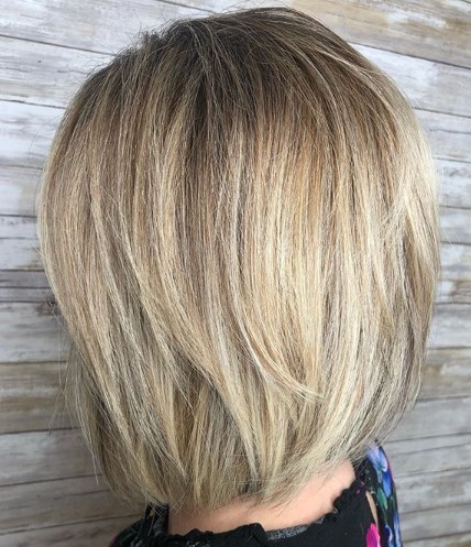 Модный удлиненный боб 