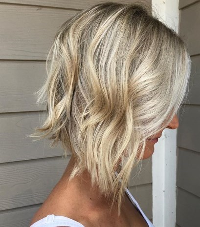 Модный удлиненный боб 