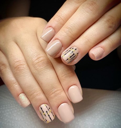 Нюдовый маникюр 2019-2020