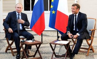 Путин, Макрон Путин, Макрон