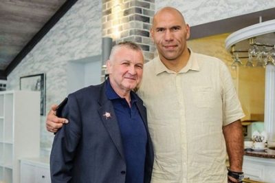 Николай Валуев с Валерием Дербиным