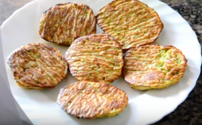 Оладьи из кабачков в духовке готовятся менее 15 минут