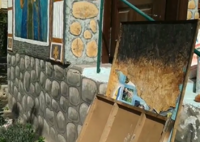 На Днепропетровщине атаковали храм ПЦУ и устроили пожар