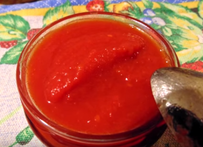 Кетчуп быстрого приготовления можно заготовить на зиму