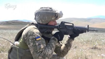 Украинские морпехи показали мастерство на учениях в Грузии