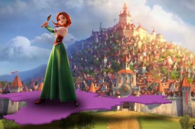 Украинский мультфильм показывали на больших экранах аннексированного полуострова / Фото: скриншот из видео