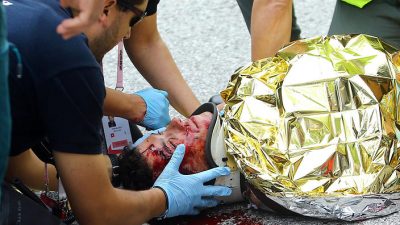 Известного итальянского спортсмена сбил автомобиль