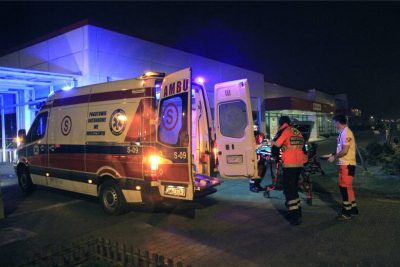 Медики пытались помочь 28-летнему украинцу, но безуспешно / Фото: Polskapresse