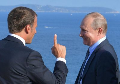 макрон путин