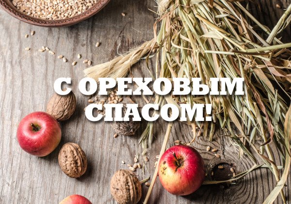 C Ореховым спасом – открытки и поздравления яркие и живые