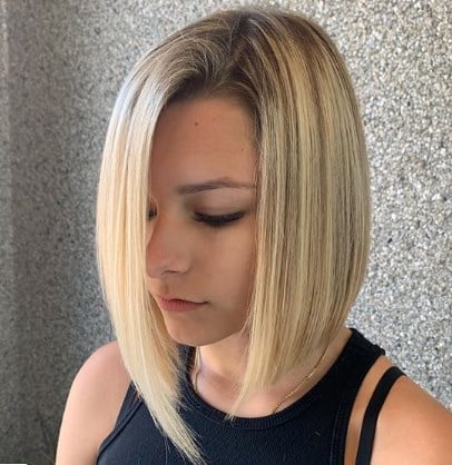 Сногсшибательное асимметричное каре 