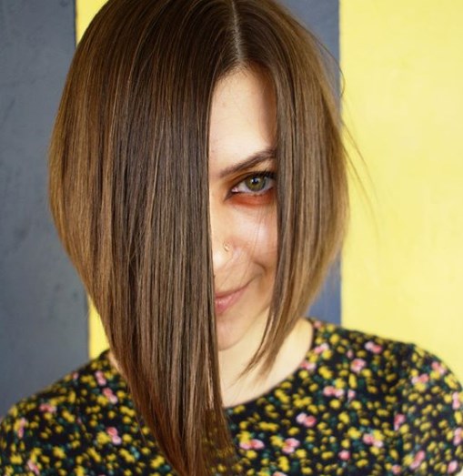 Сногсшибательное асимметричное каре 