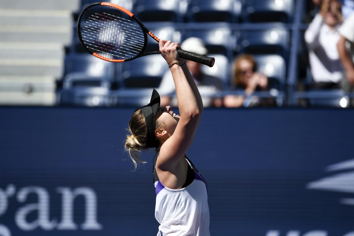 Элина Свитолина в четвертьфинале US Open победила британку Йоханну Конту