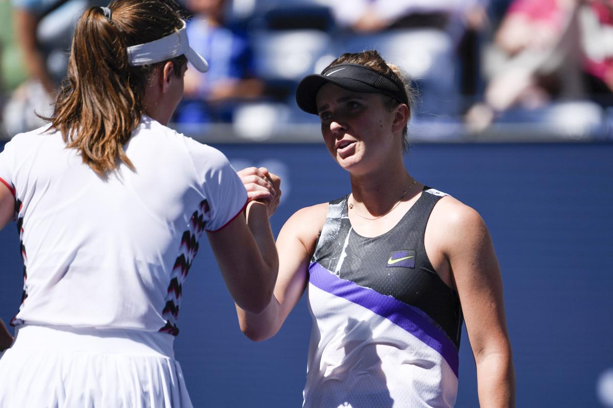 Элина Свитолина в четвертьфинале US Open победила британку Йоханну Конту