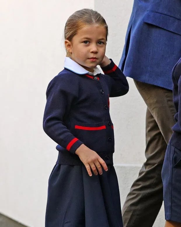 Кейт Миддлтон отвела принцессу Шарлотту в школу