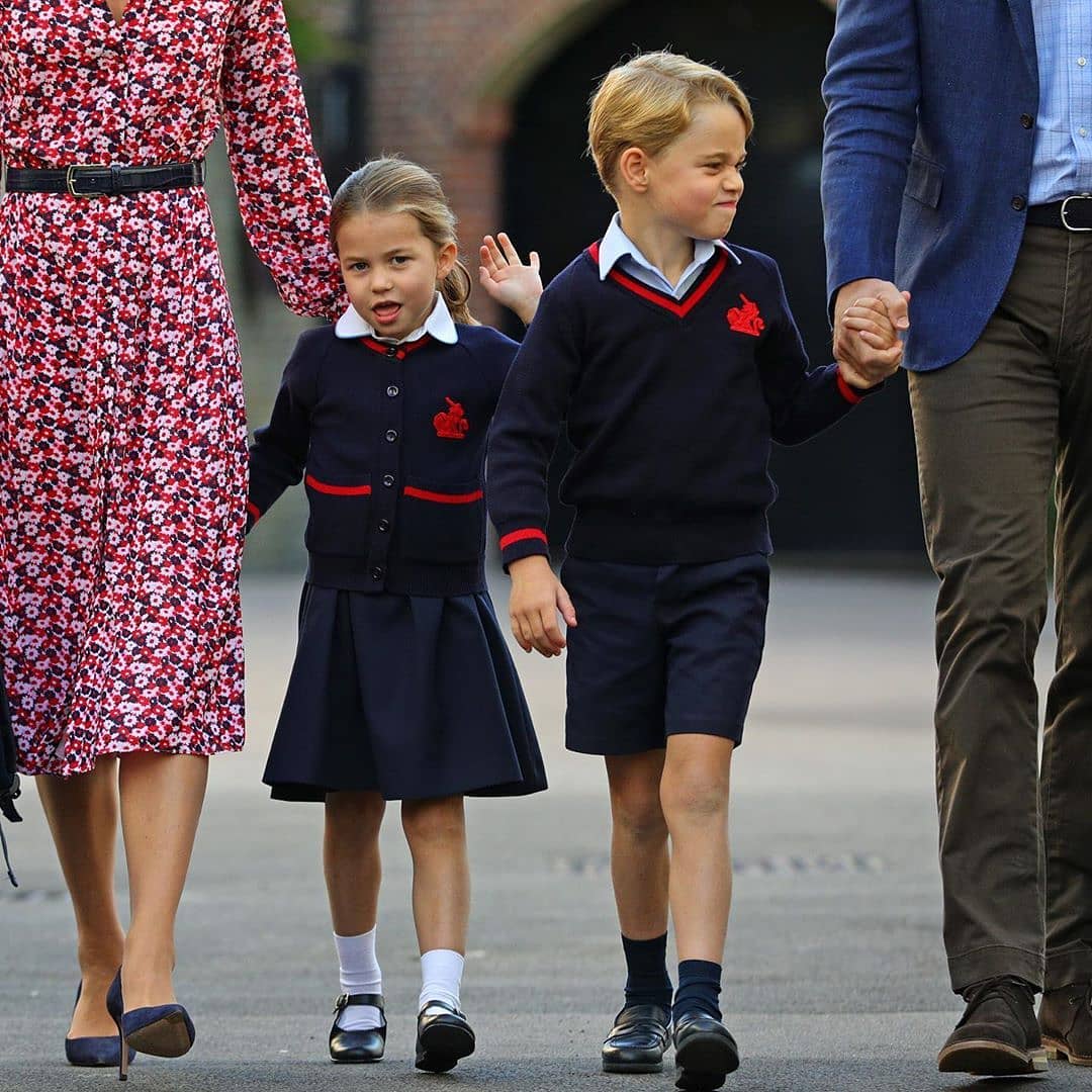 Кейт Миддлтон отвела принцессу Шарлотту в школу