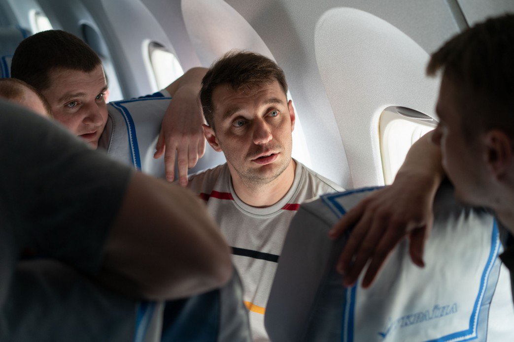 Пленные в самолете Пленные в самолете