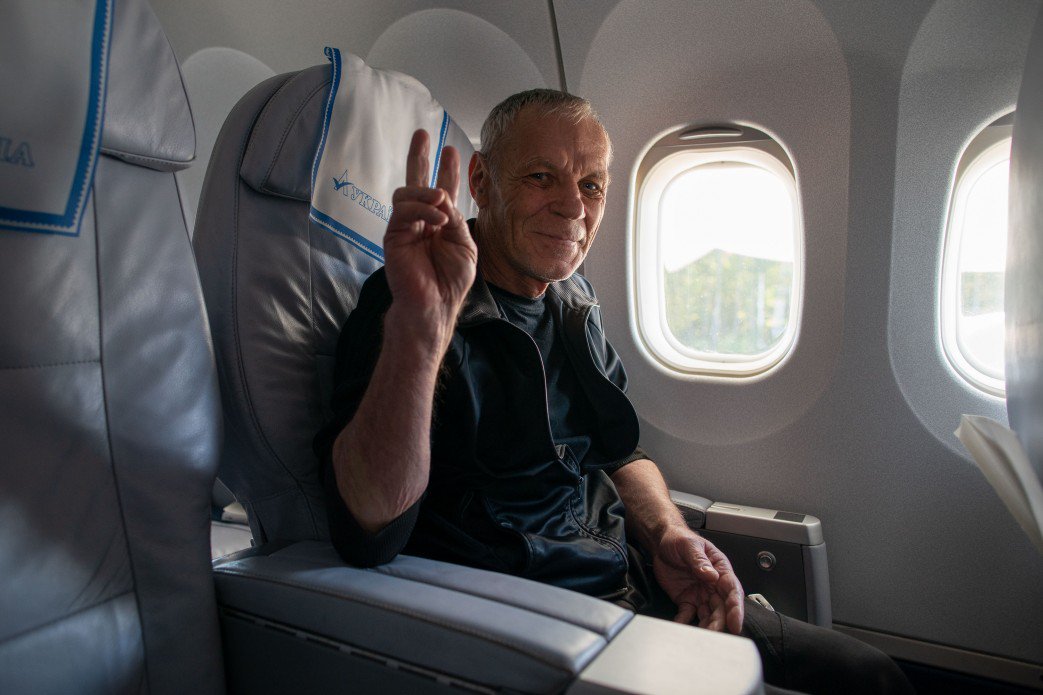 Пленные в самолете Пленные в самолете