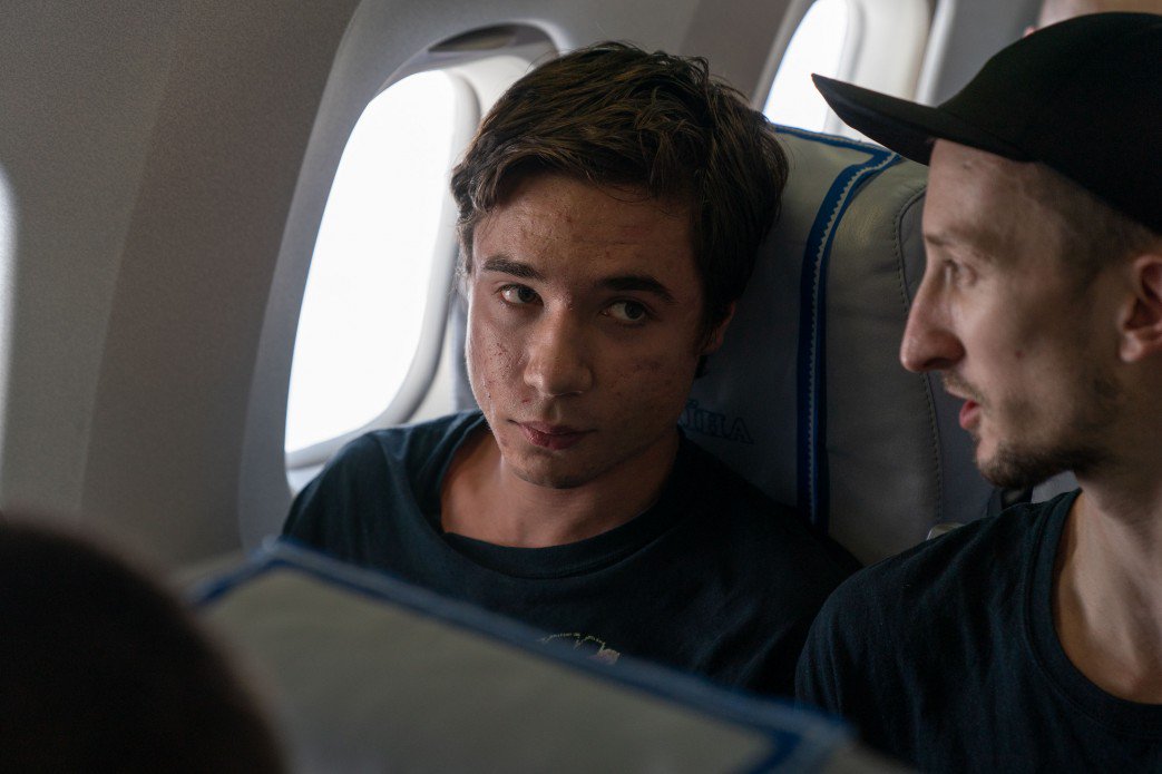 Пленные в самолете Пленные в самолете